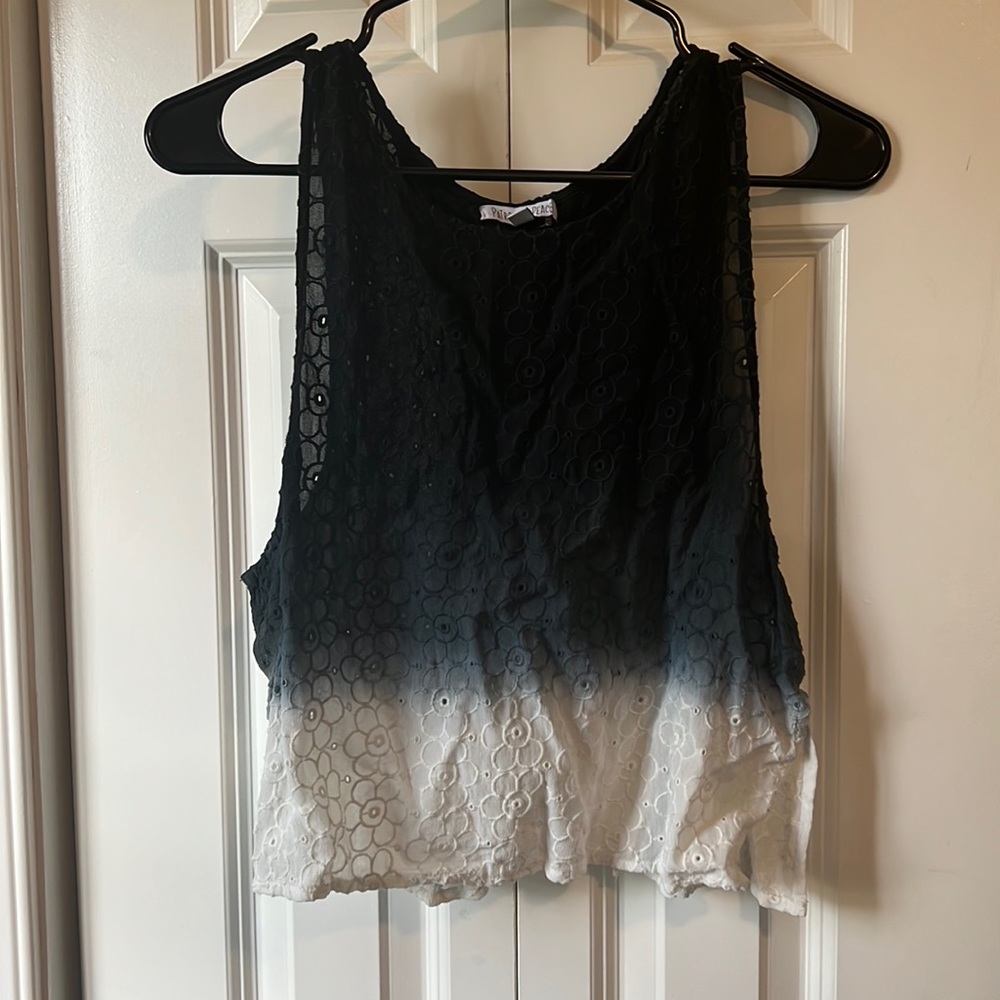 Ombré crop top